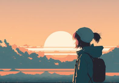 Japanese Anime Sunset